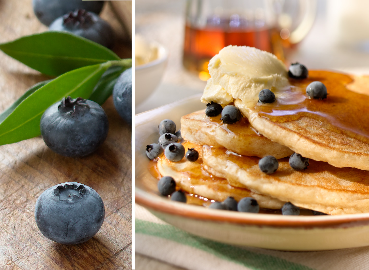 Blueberry Pancakes | Tony Kubat Photography