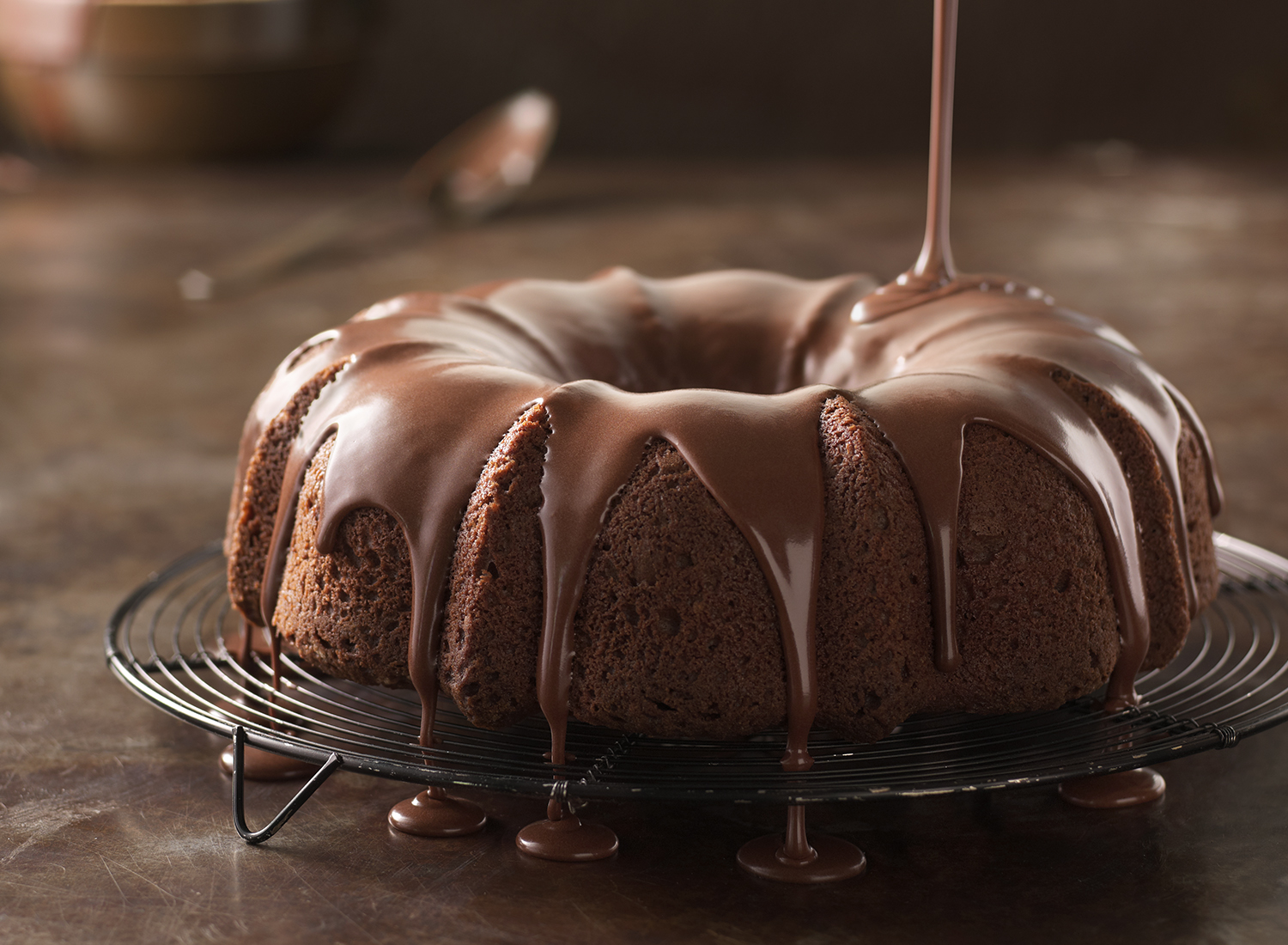 Chocolate Bundt Cake | Tony Kubat Photography
