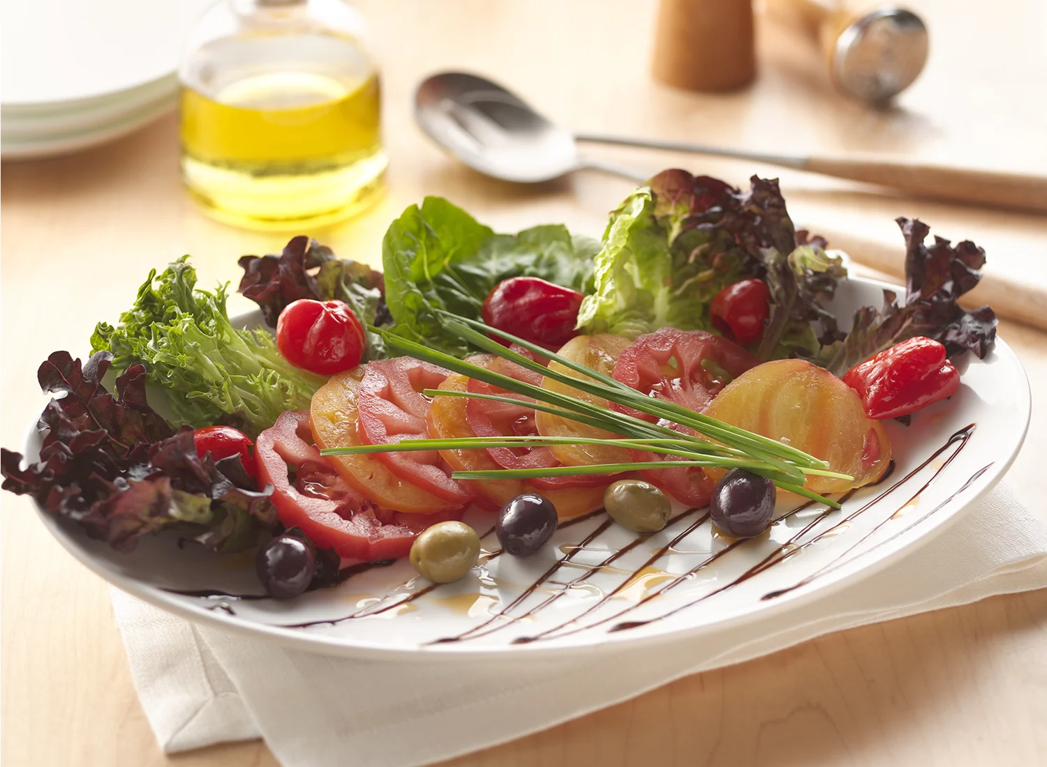 Fresh Tomato And Olive Salad | Tony Kubat Photography