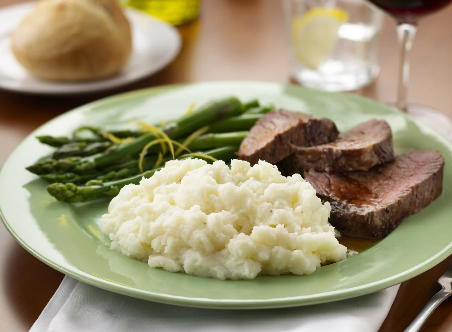 Mashed Potatoes With Steak | Tony Kubat Photography