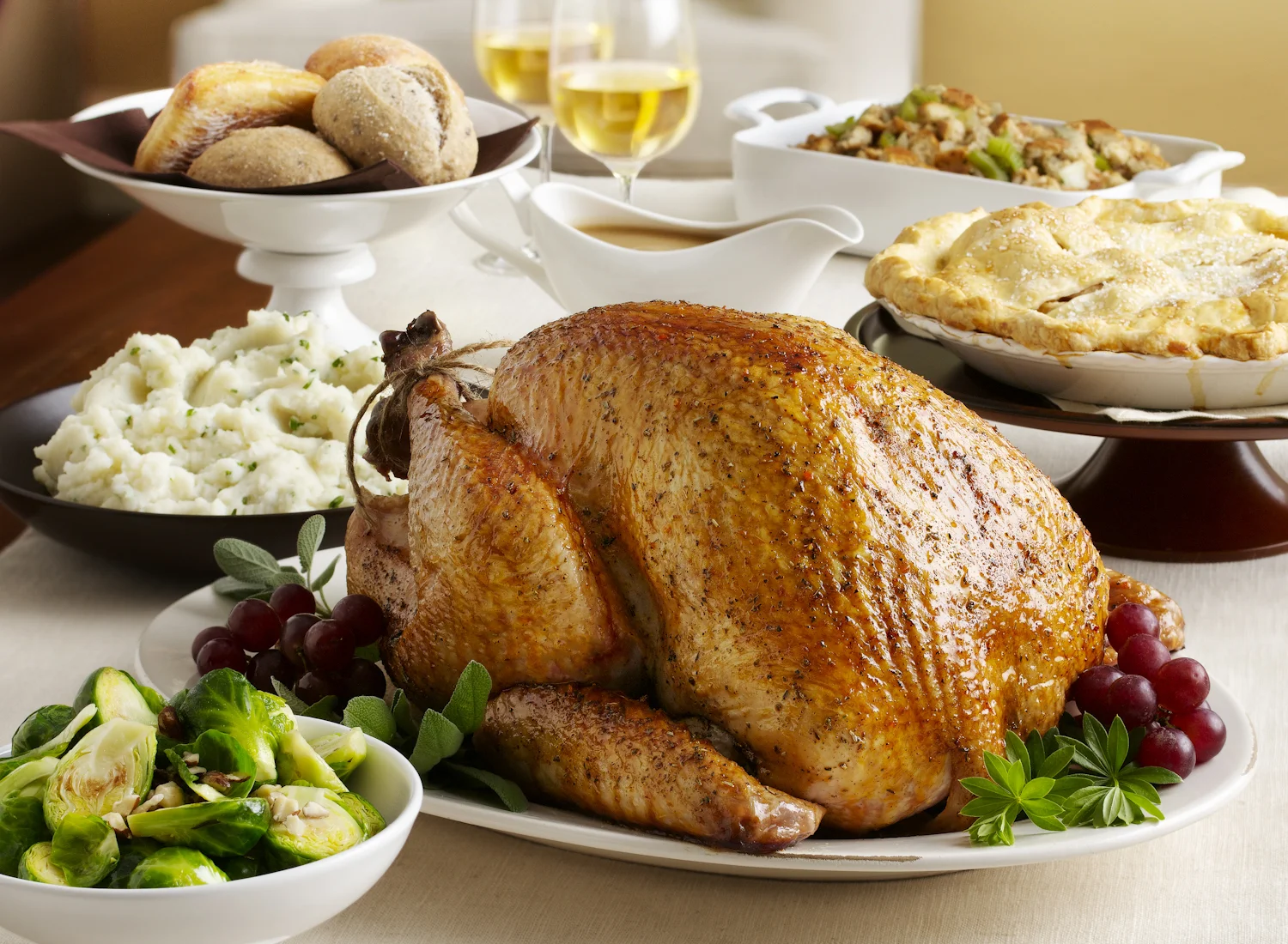 Thanksgiving Turkey Table Setting | Tony Kubat Photography