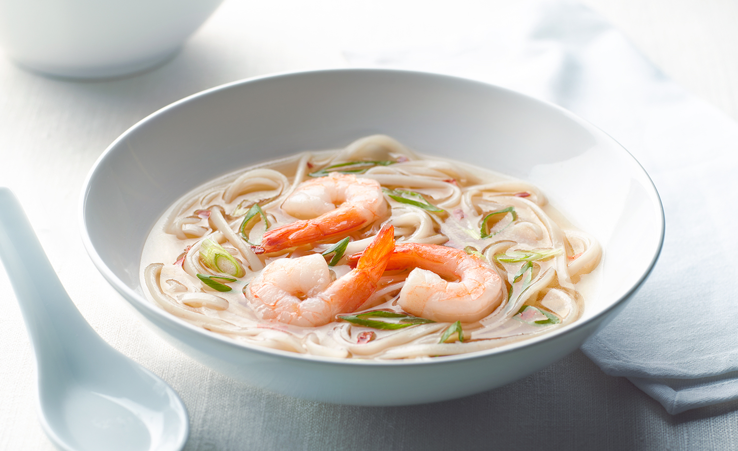 Asian Noodle Shrimp Soup | Tony Kubat Photography