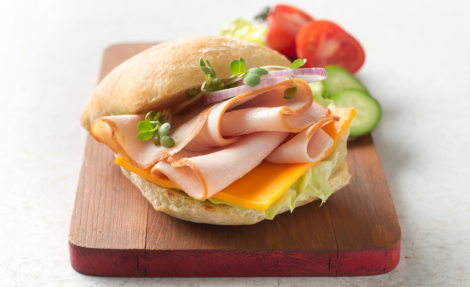 Sliced Turkey Sandwich | Tony Kubat Photography