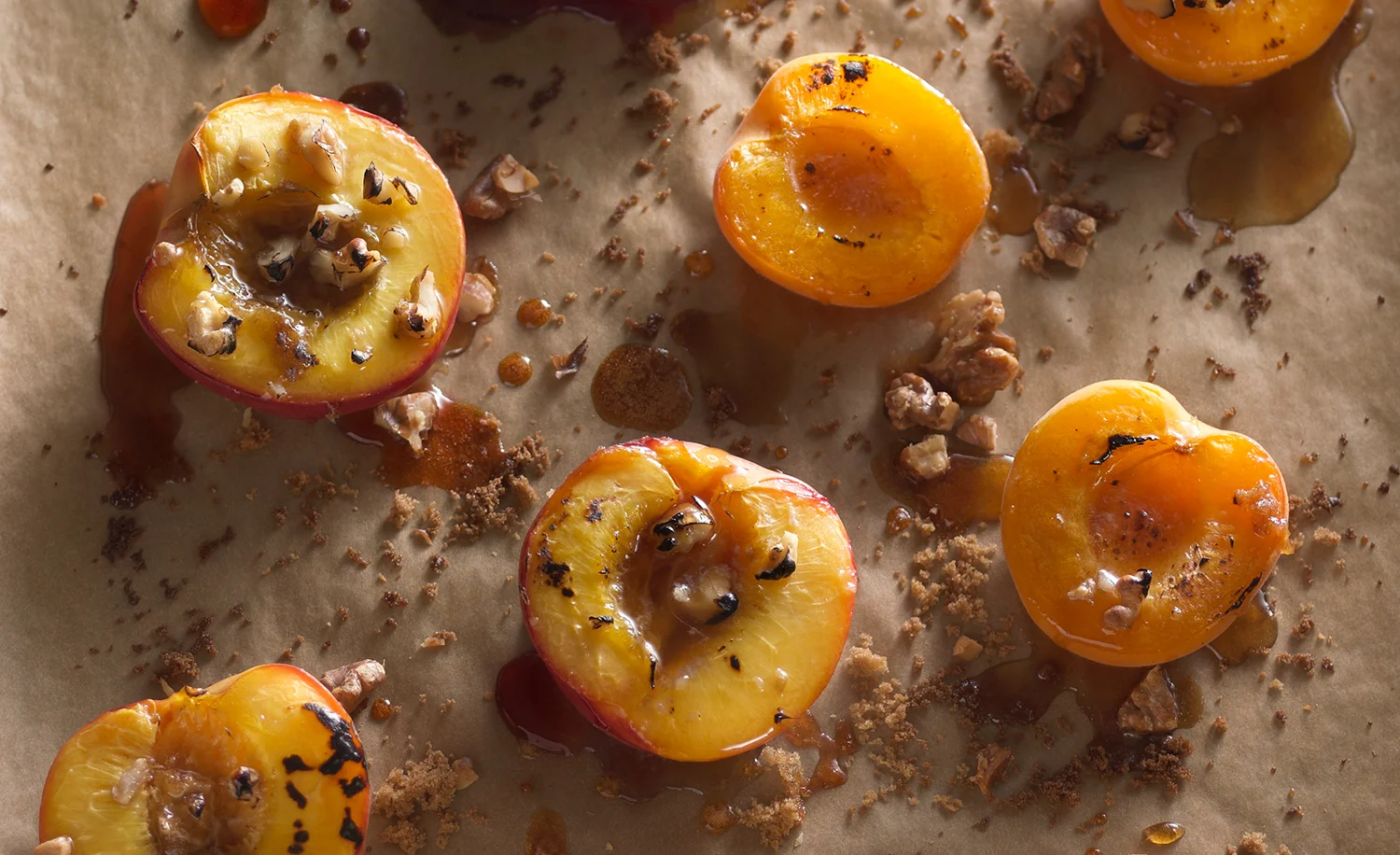 Spiced and Roasted Nectarines | Tony Kubat Photography