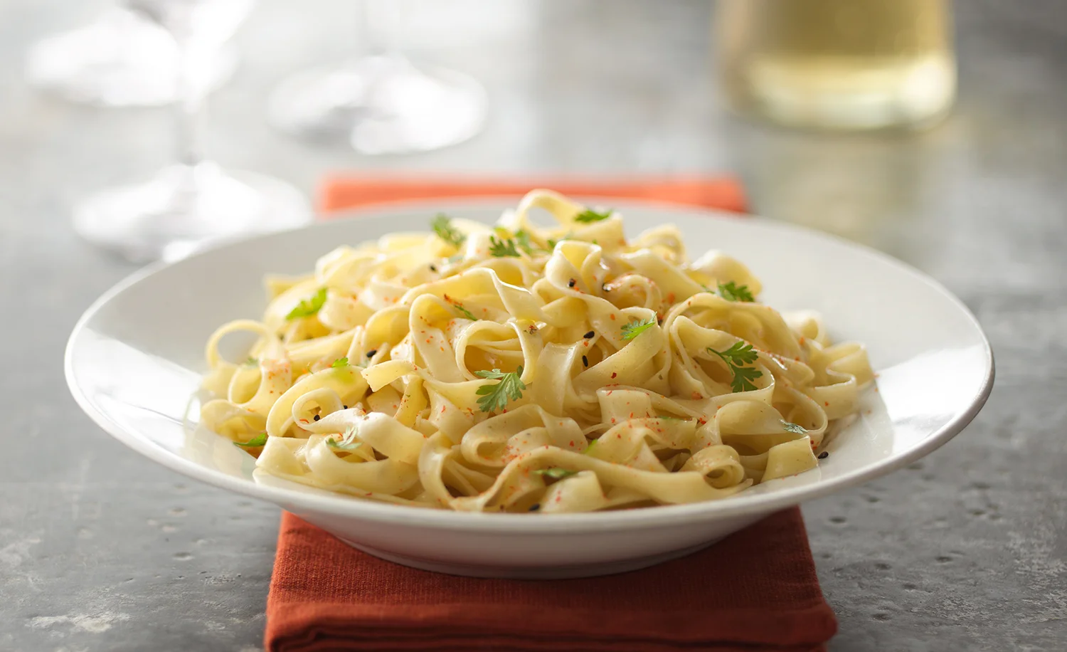 Homemade Pasta with Fresh Herbs | Tony Kubat Photography