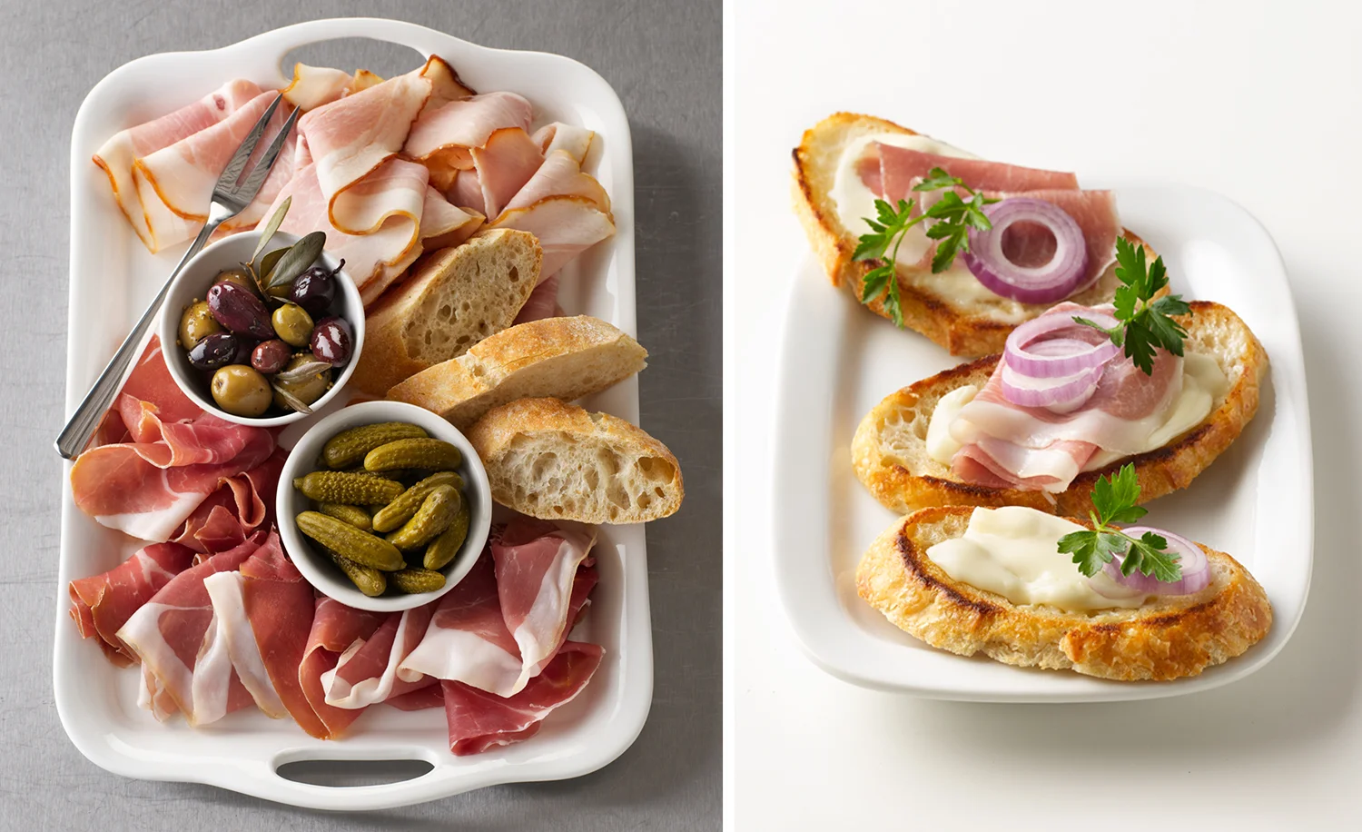 Deli Meat Platter And Crostini | Tony Kubat Photography