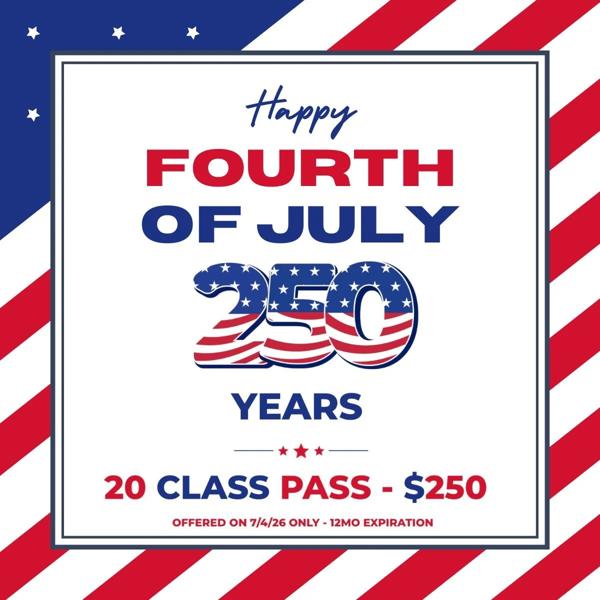 🇺🇸 Fourth of July sale begins! Click here to purchase: https://www.wellnessliving.com/rs/catalog-view.html?k_business=341055&amp;id_sale=1&amp;k_id=4196491

To celebrate the 250th anniversary of Independence Day, we&rsquo;re once again offering our