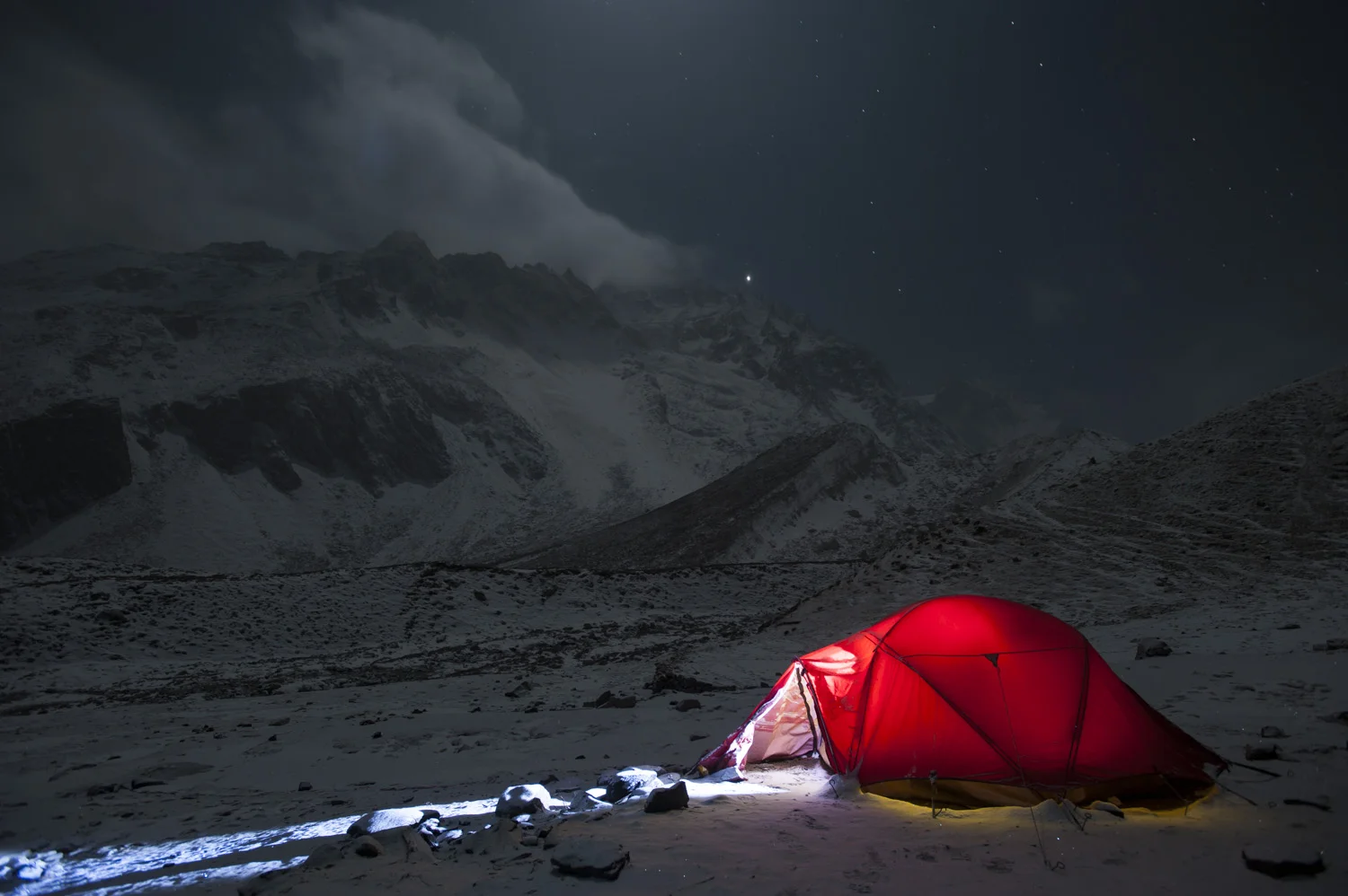  Near Larke La  Manaslu region, Nepal  
