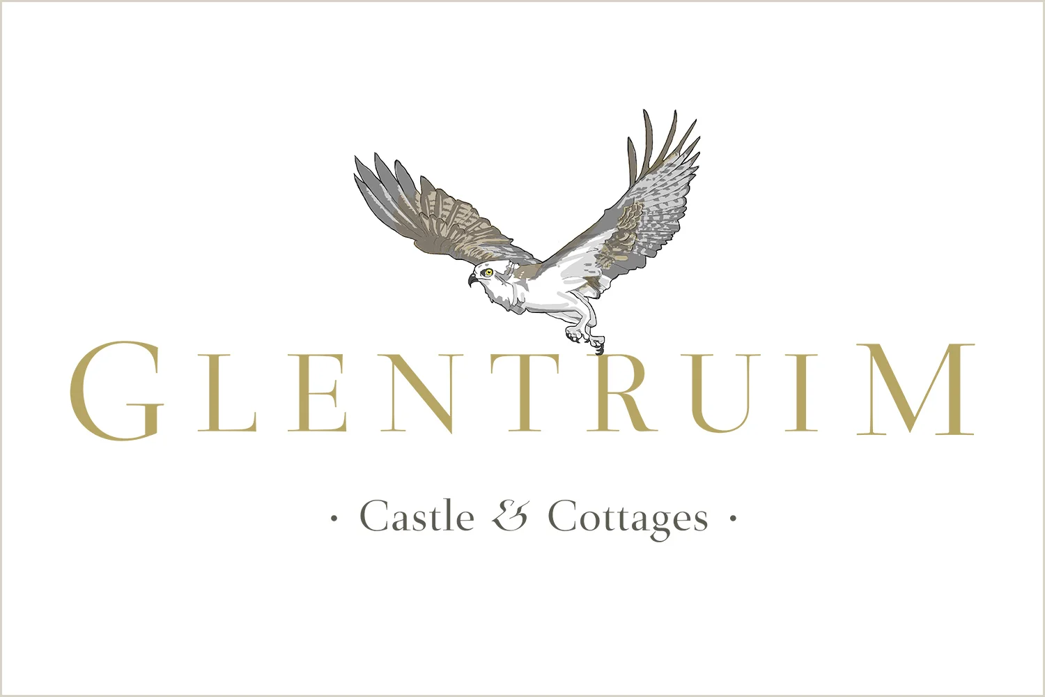 The new Glentruim logo features an Osprey which can easily be seen in the Cairngorms.