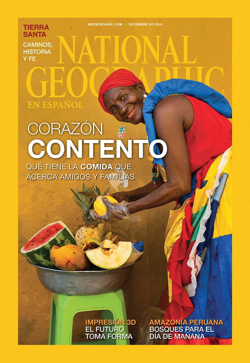 National Geographic cover, December 2014, Latin America