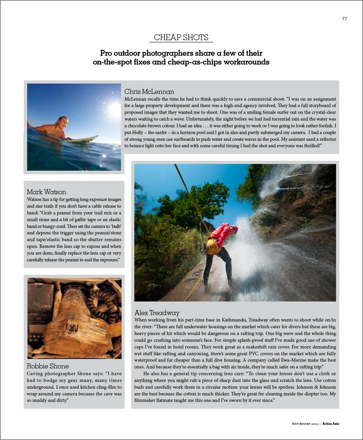 Cheap Shots article - download PDF