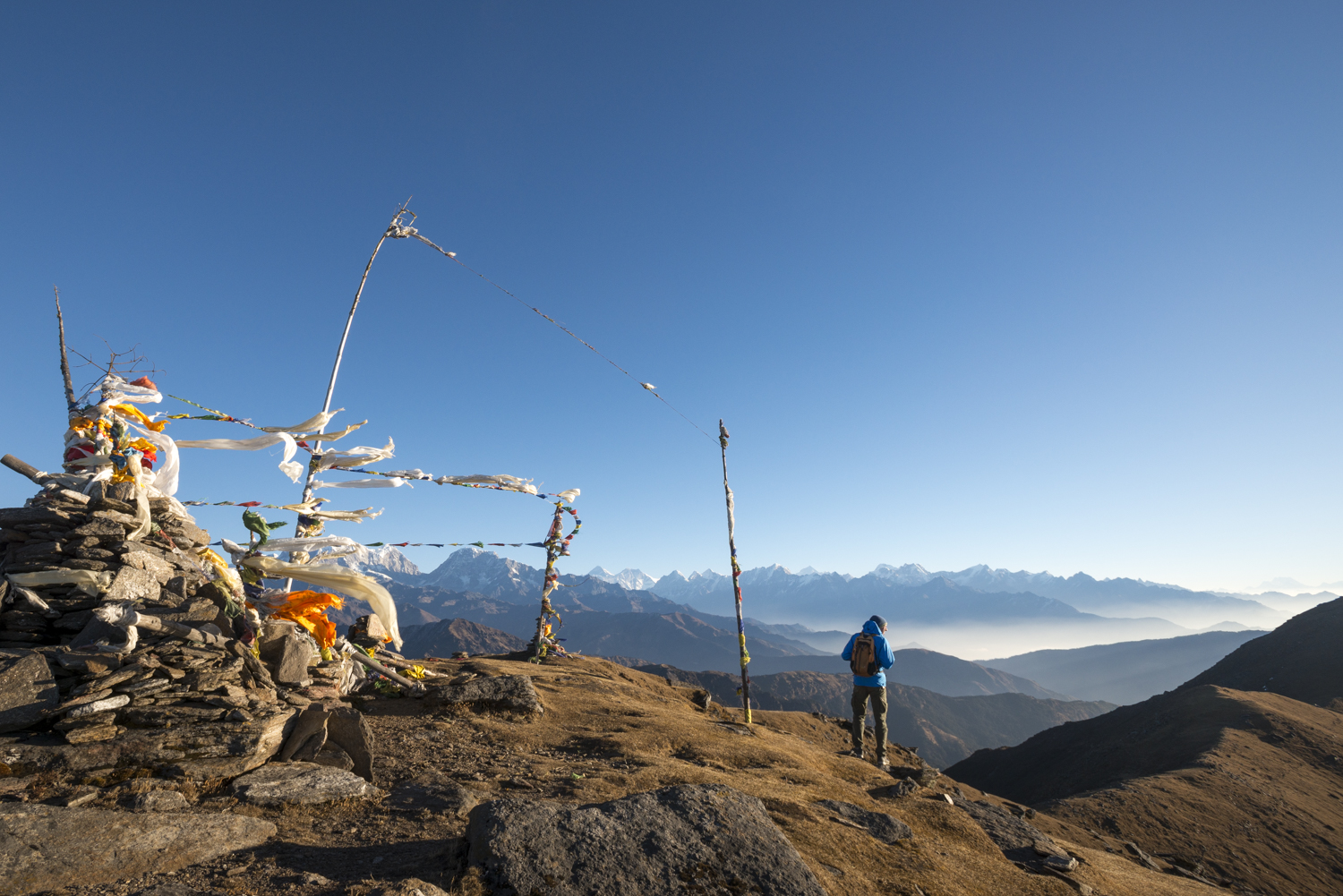 Panoramic views from the top of Pikey Peak. 