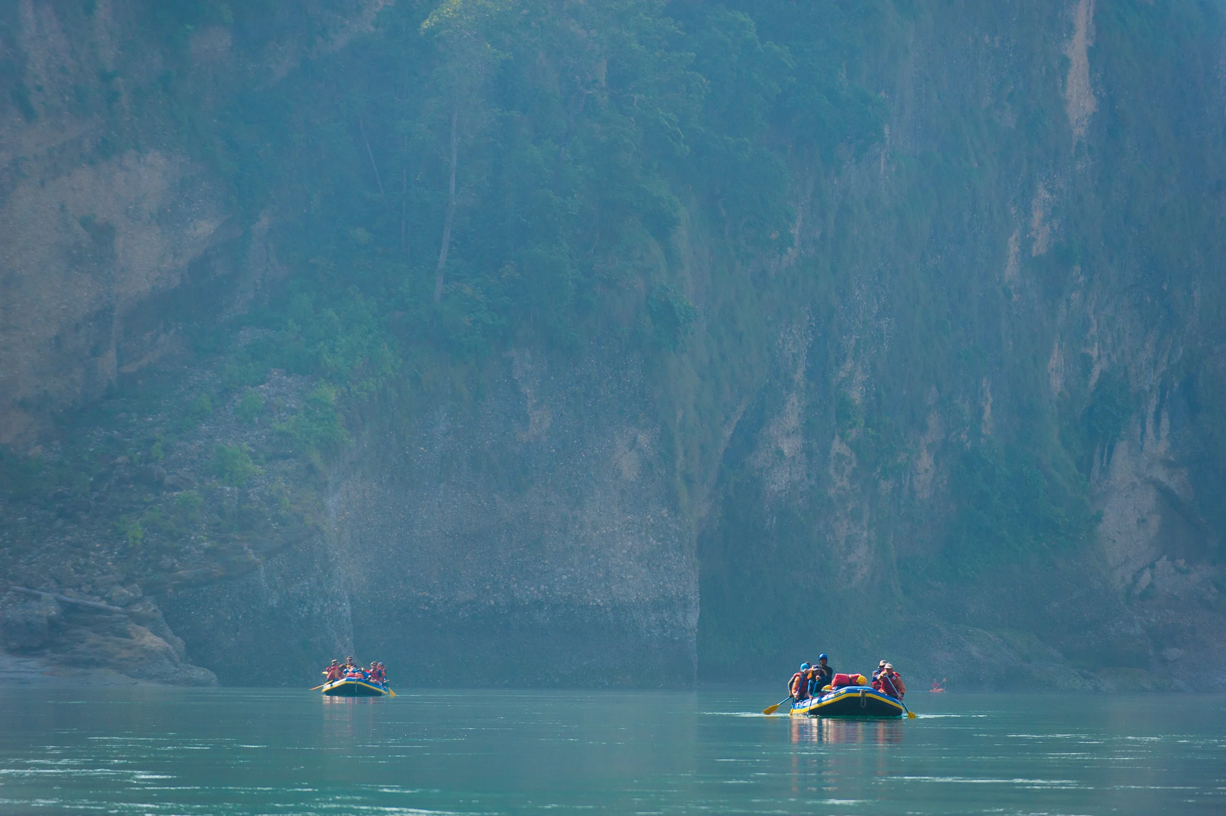 One of the major draws of rafting the Karnali is the surrounding countryside and drifting silently downriver is the perfect way to see it.