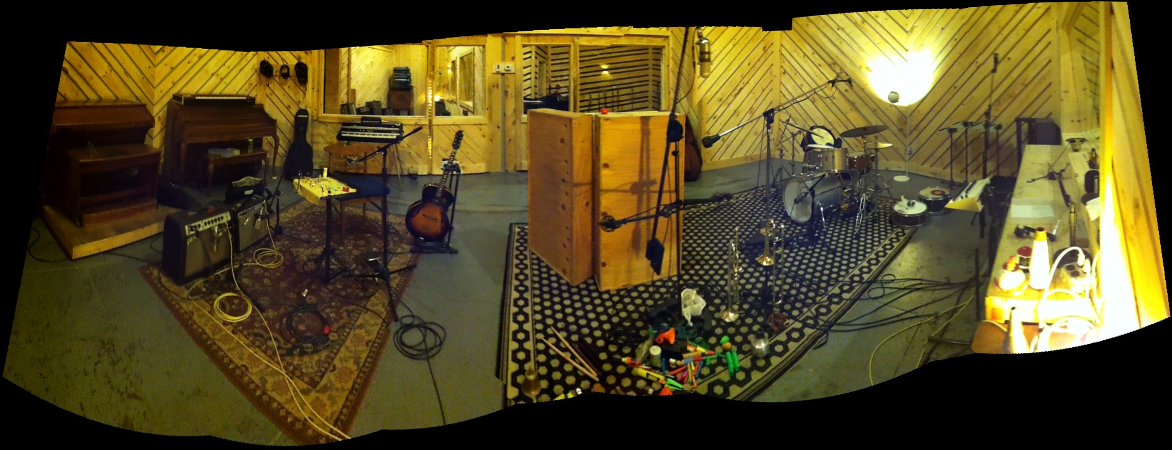 From the recording session at The Bunker Studio.