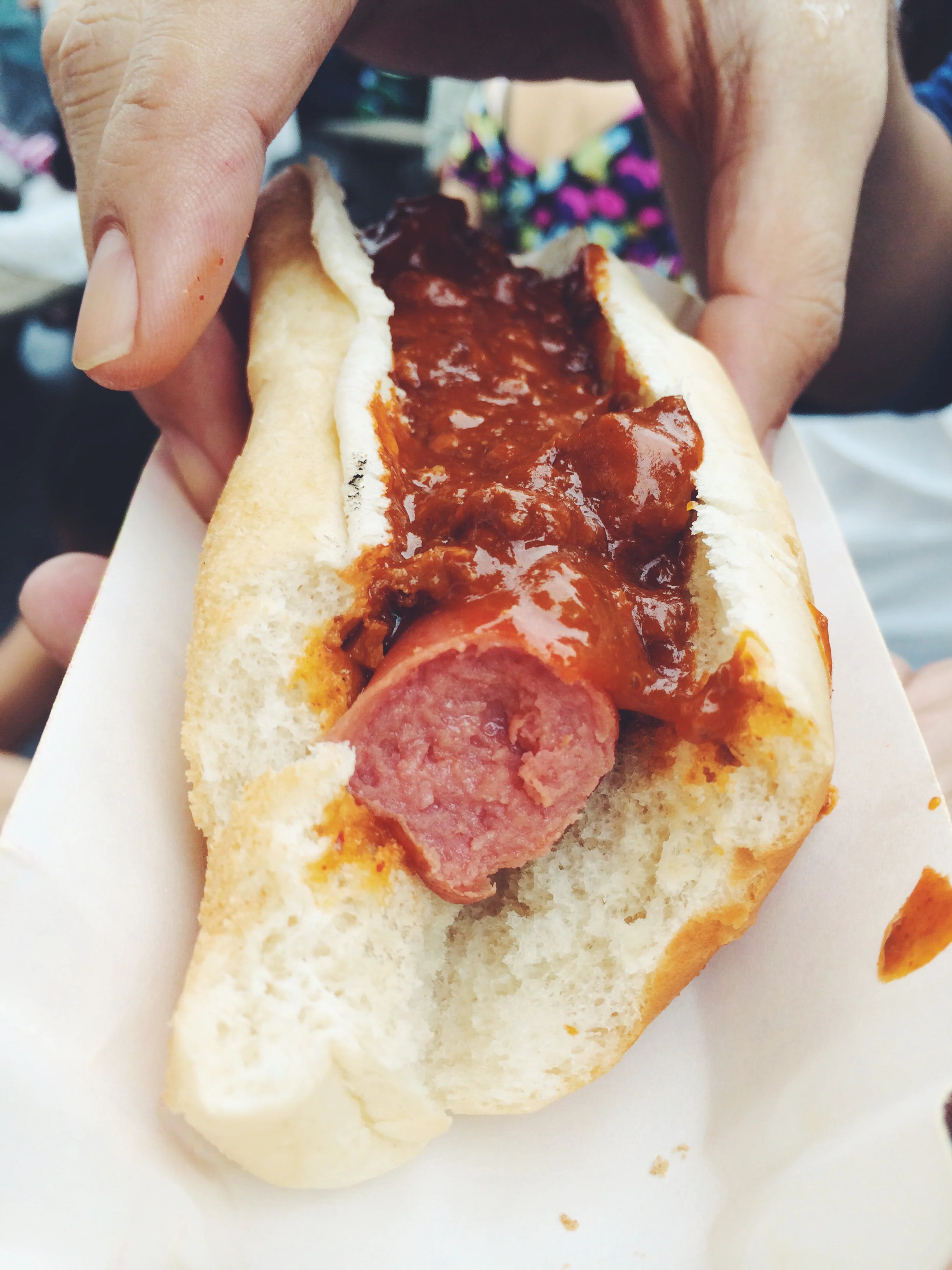 The chilli dog | Photo: Celine Asril