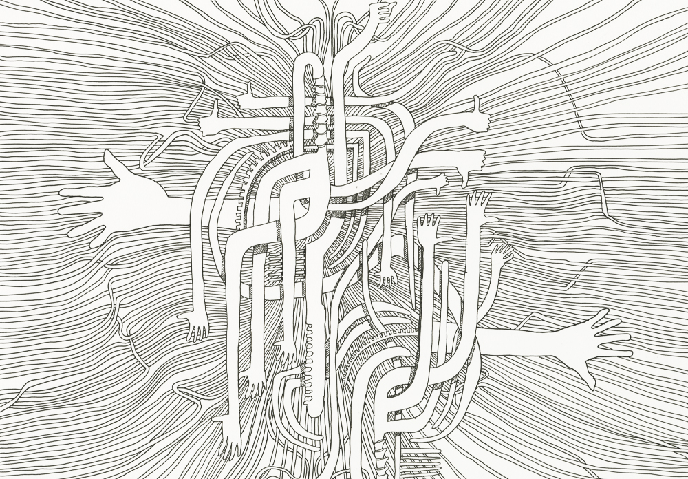 Levi's Bandana Design Contest Winning Illustration
