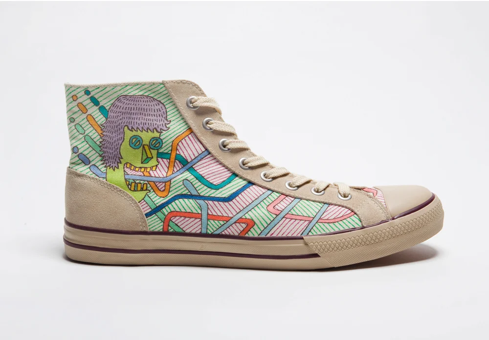 Custom Illustrated Shoes