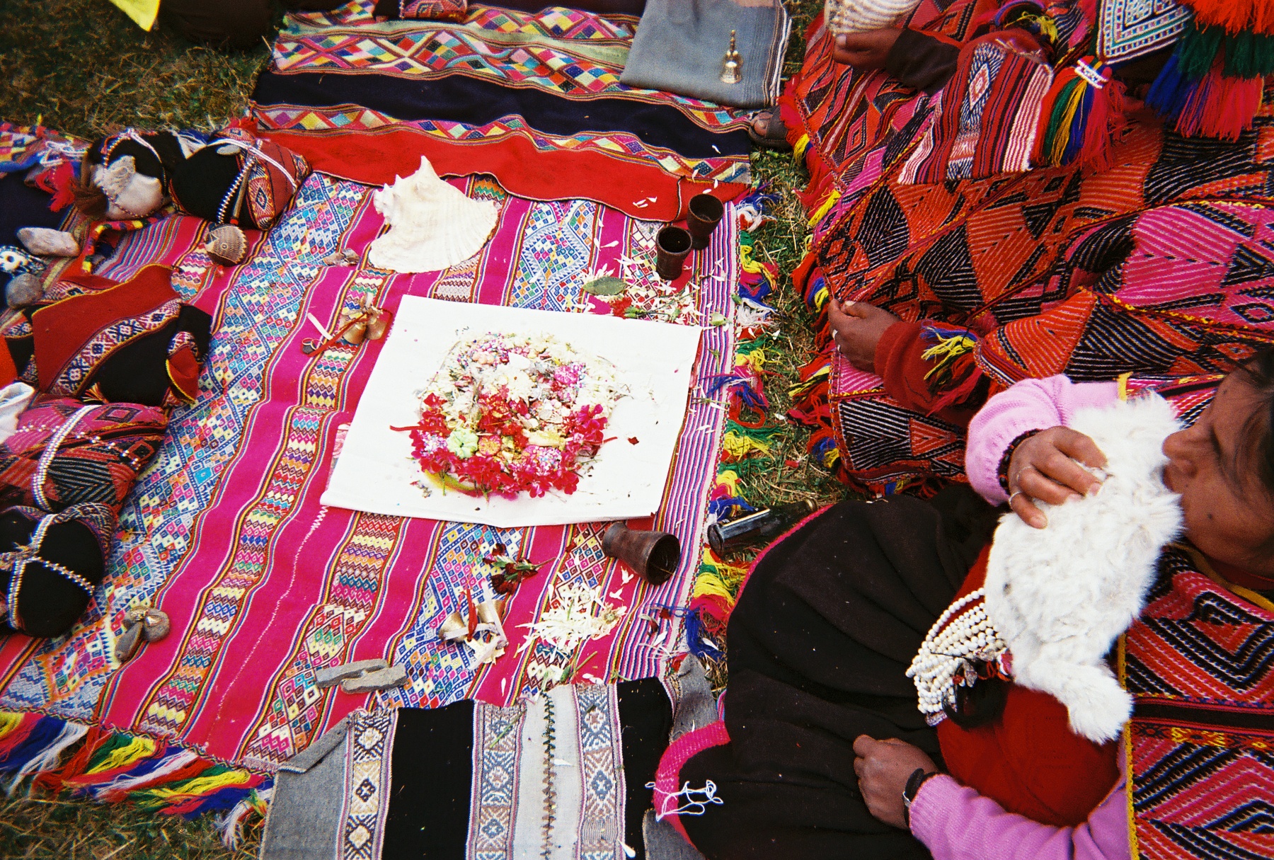 The Laika offering an ayni despacho ceremony.