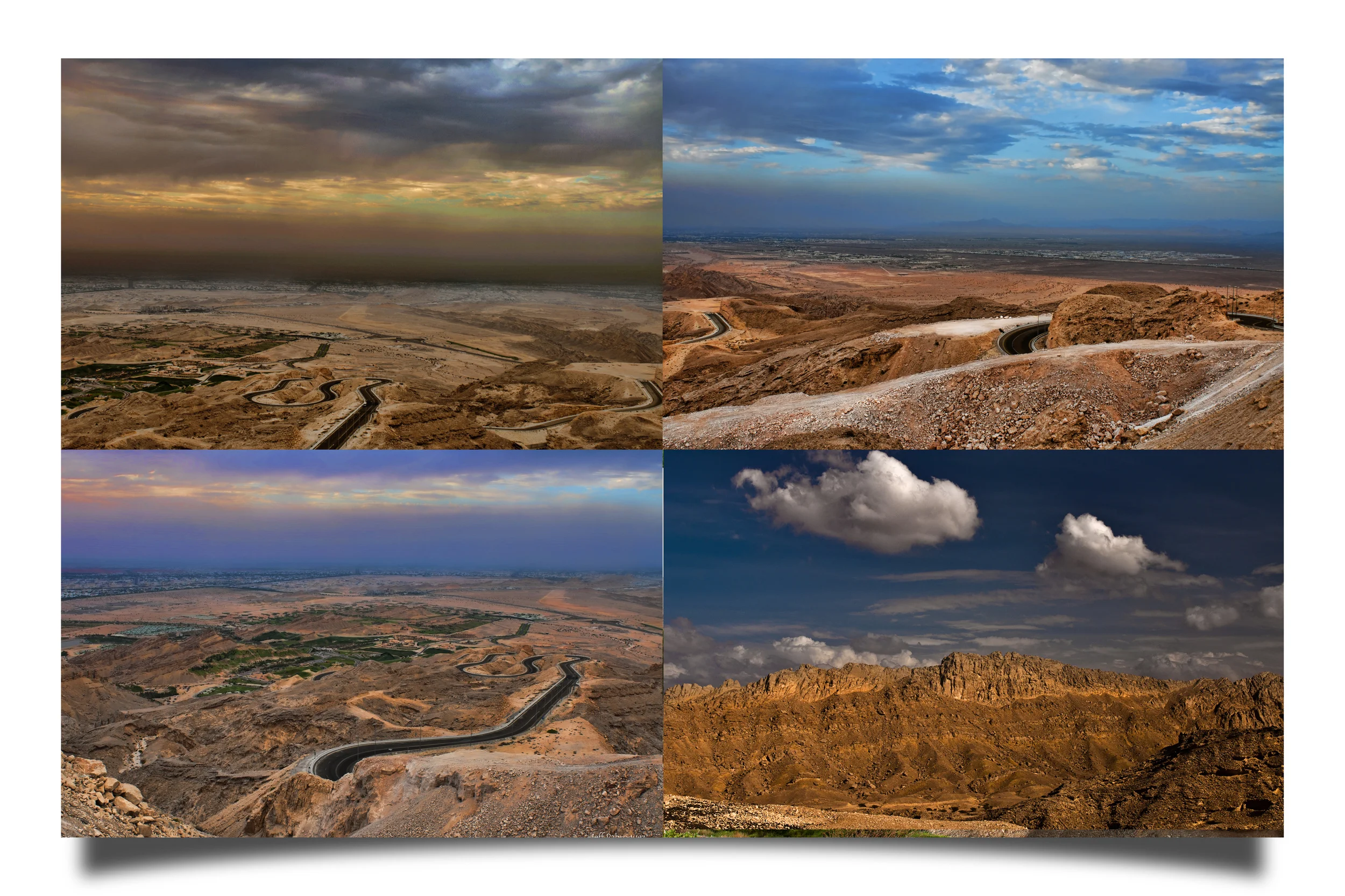 Images taken at the top of Jebel Hafeet