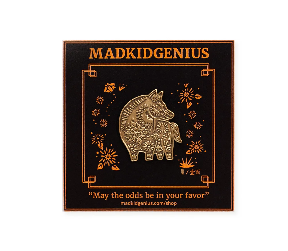 Dark Horse Enamel Pin Package