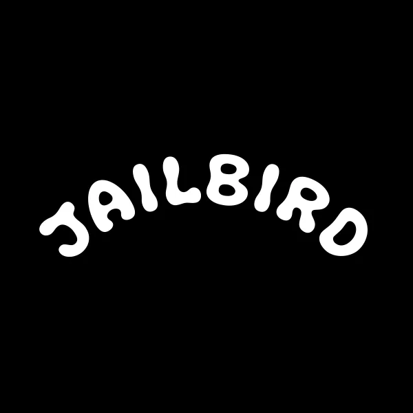 Collaborated with Chris Corey on this custom groovy type design to match with Jailbird mascot.