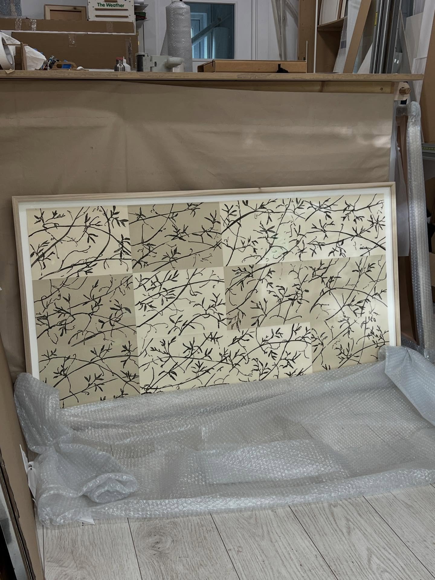 &lsquo;Old Man&rsquo;s Beard&rsquo; collected from @roframes today ✨ and heading to Northumberland next week.
This piece has now found its home, but I have other panel artworks available.

If you&rsquo;d like to see what&rsquo;s currently in the stud