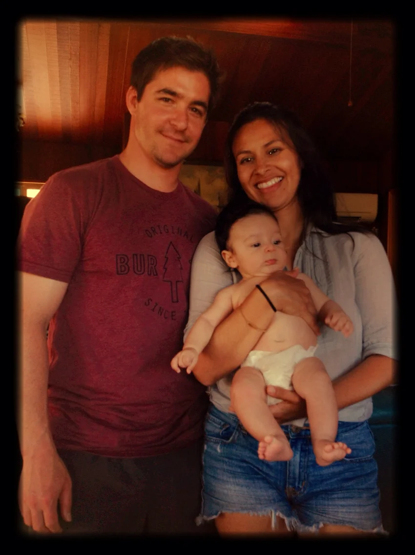Raquel, Mike & baby Issac