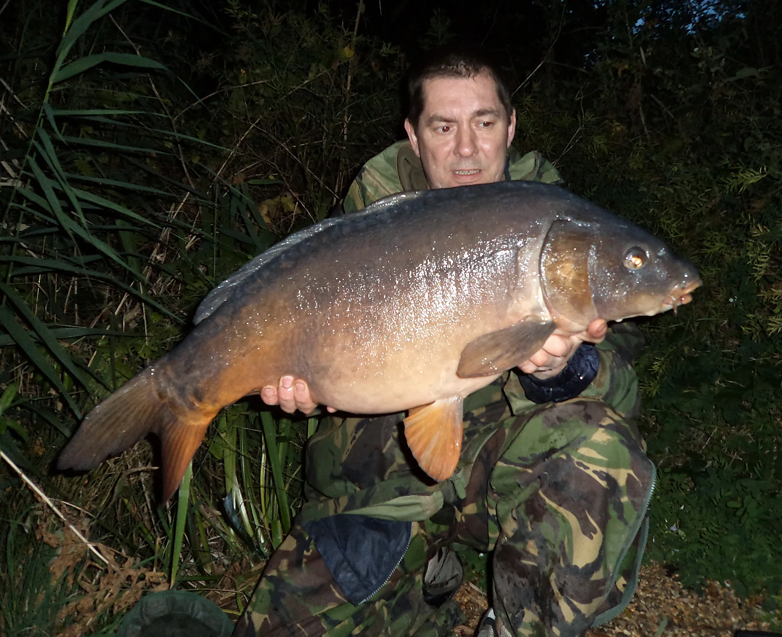 A very clean mirror at 19lb 8ozs for Gary
