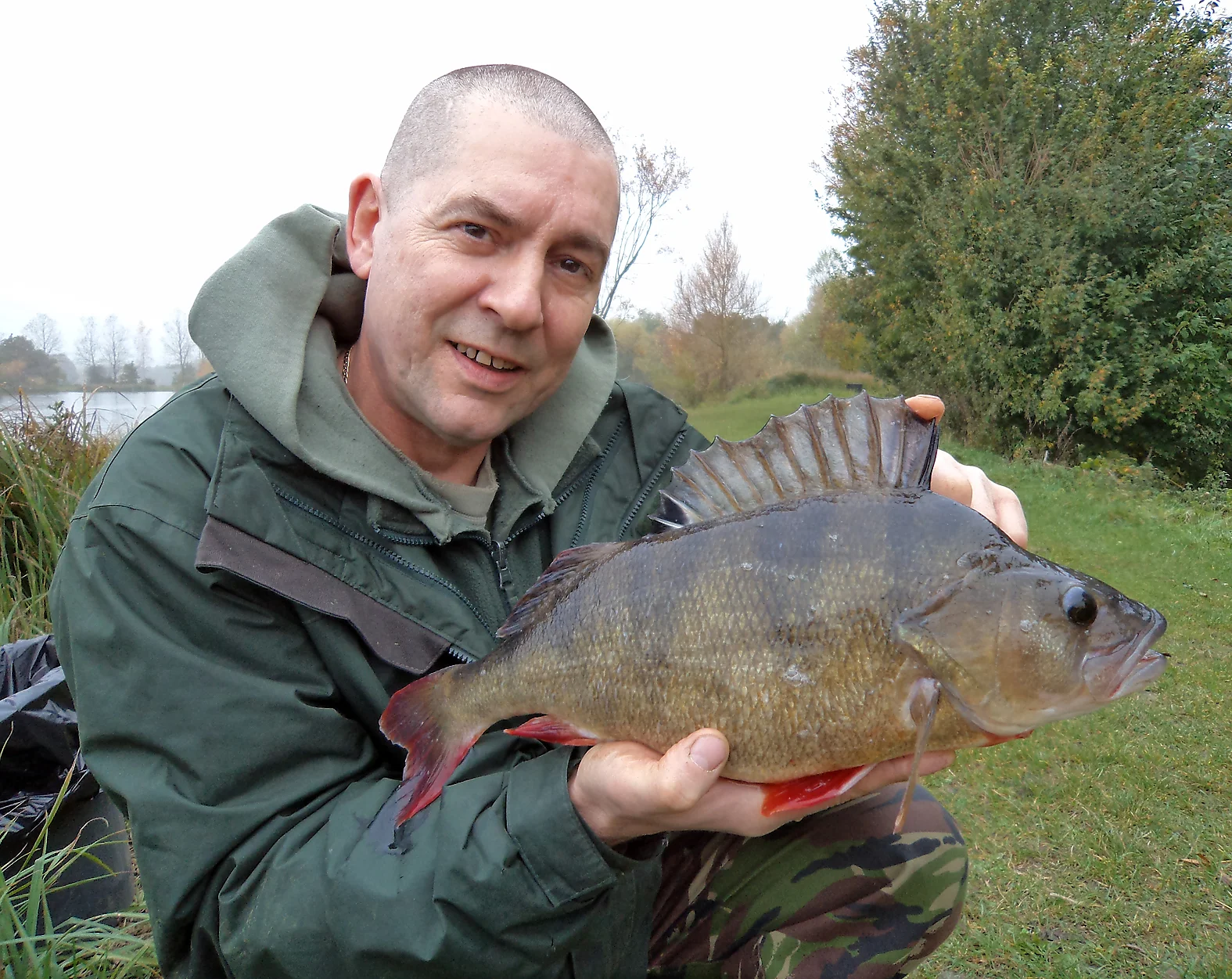 A trip to Rib Valley Fishery brought an unexpected visitor. It took a drifted roach deadbait. 3lb 5ozs.