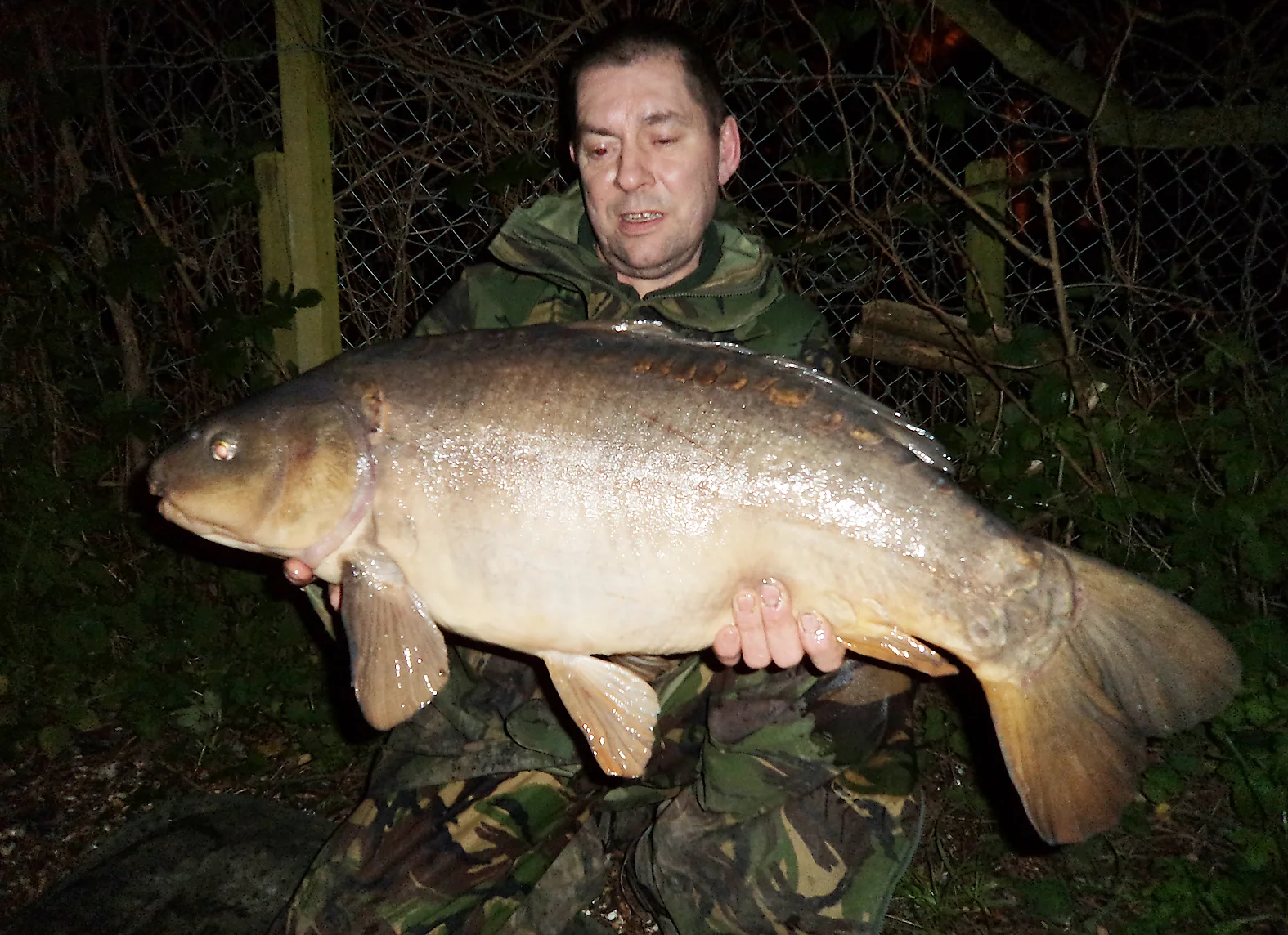 You don't mind being woken up when there's a 'twenty' to be weighed... 21lb 10ozs