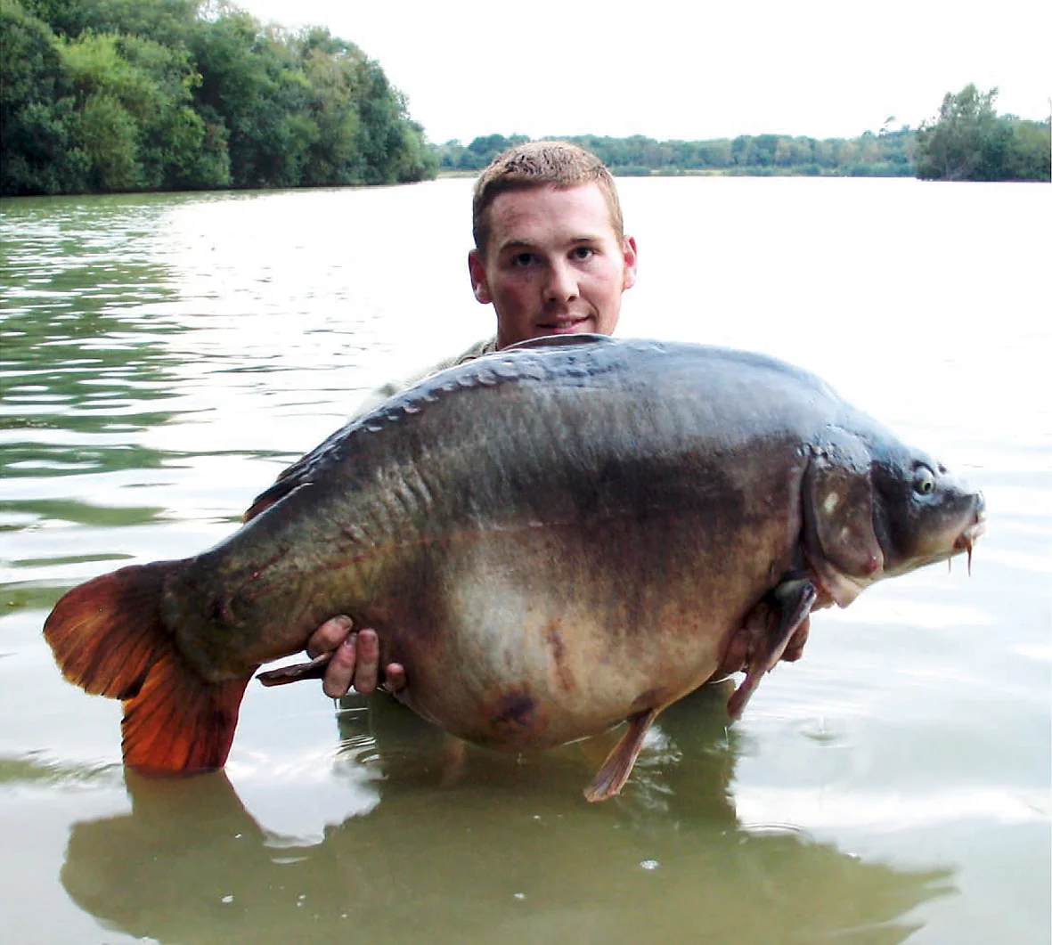 Author Chris Currie with a 44lb leather in his arms... what's my next adventure?
