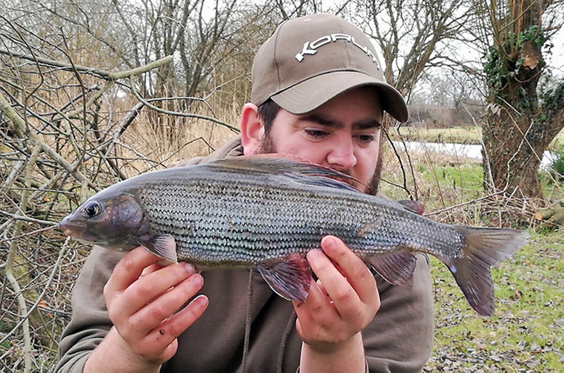 Nate Green with his 1.14 grayling