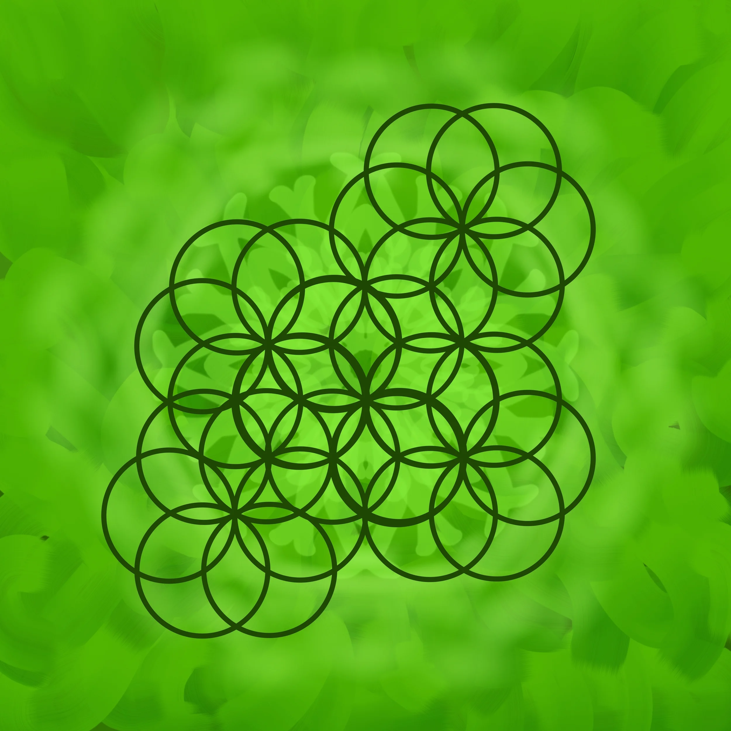 Abstract Flower of Life