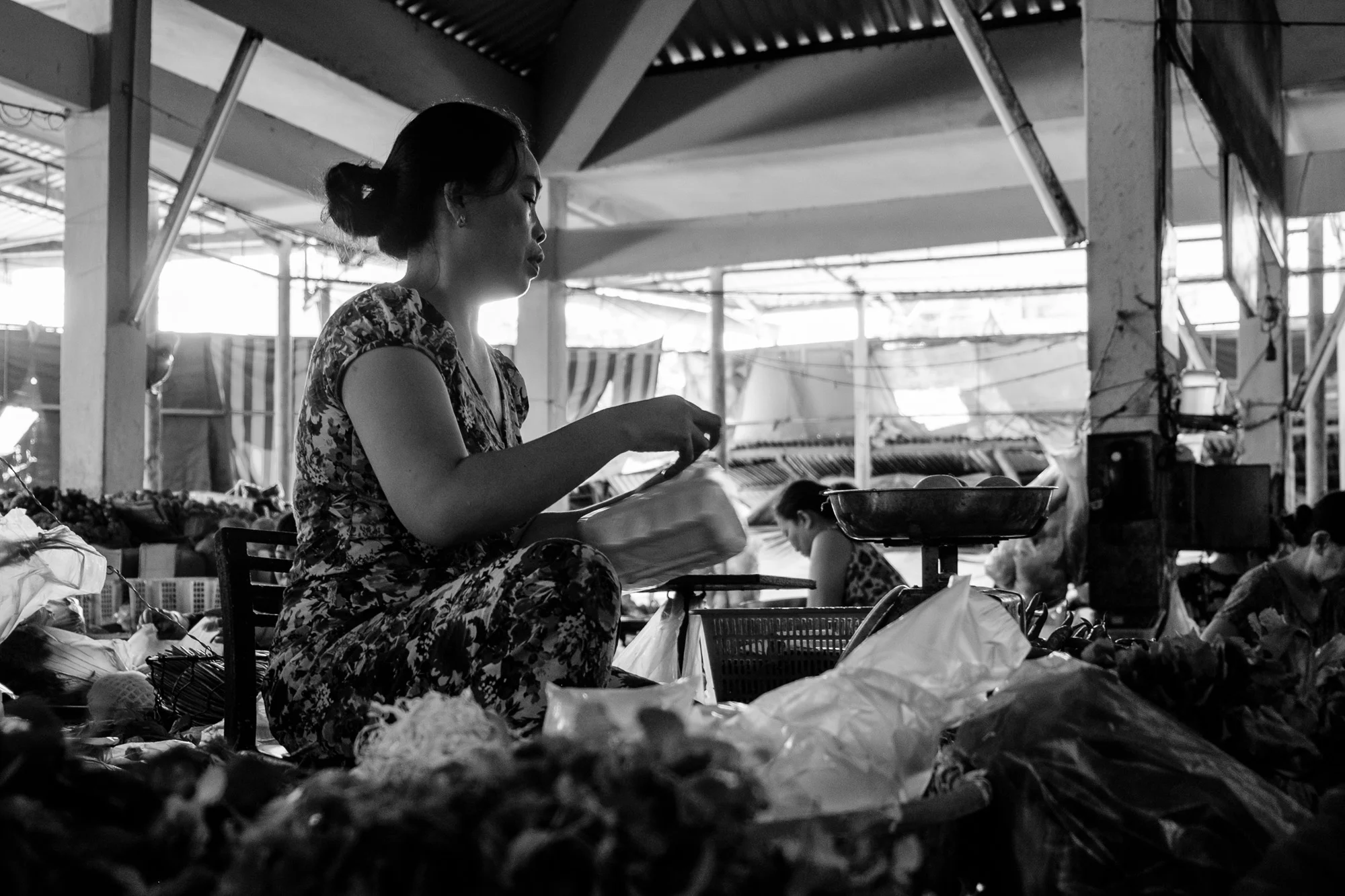 XOM Moi market, Nha Trang, Vietnam
