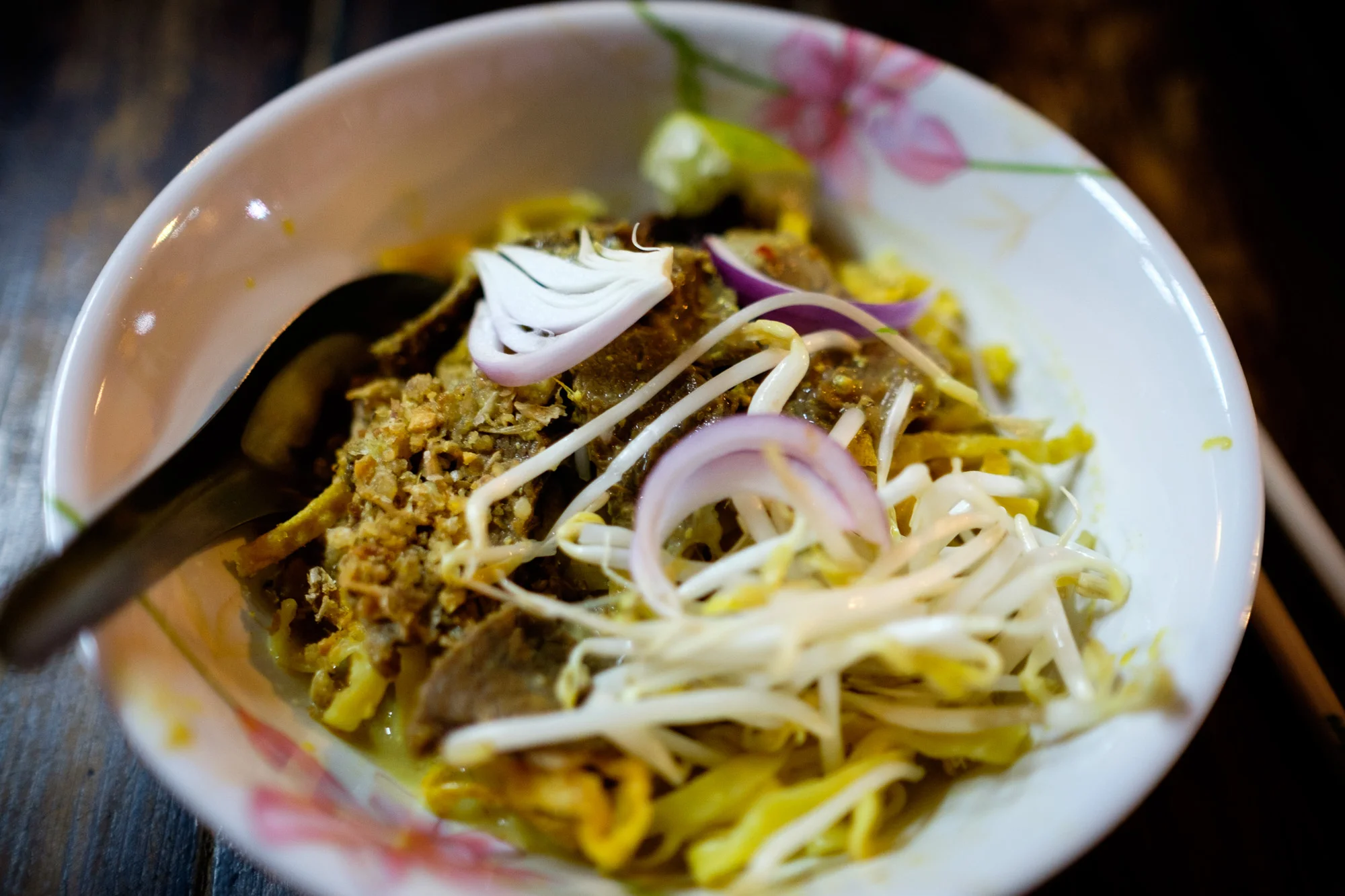 Streetside Khao Soi - Chiang Mai, Thailand