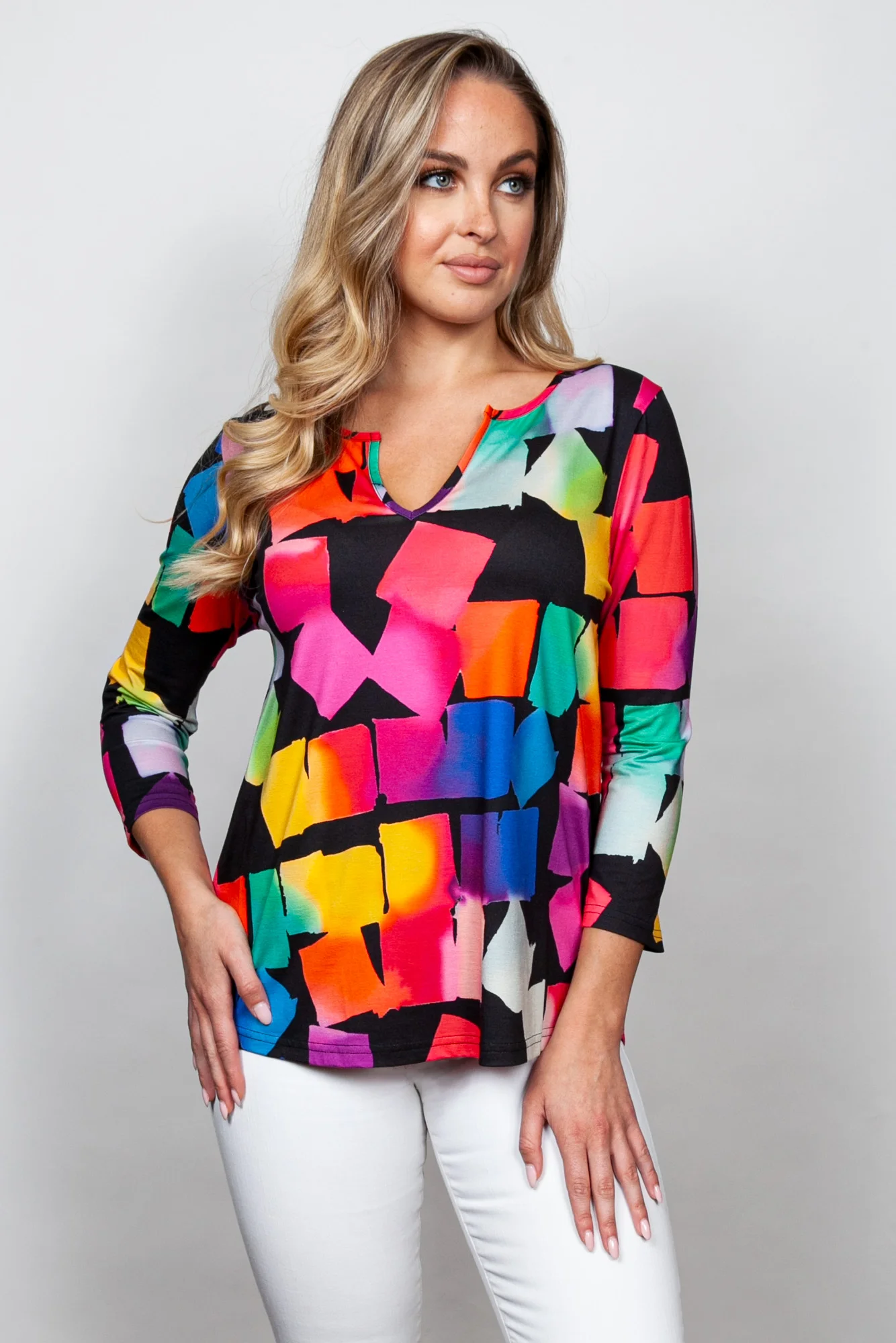 Style # 44396-20, p 7 Viscose Prints Print: Cubes + 5 others