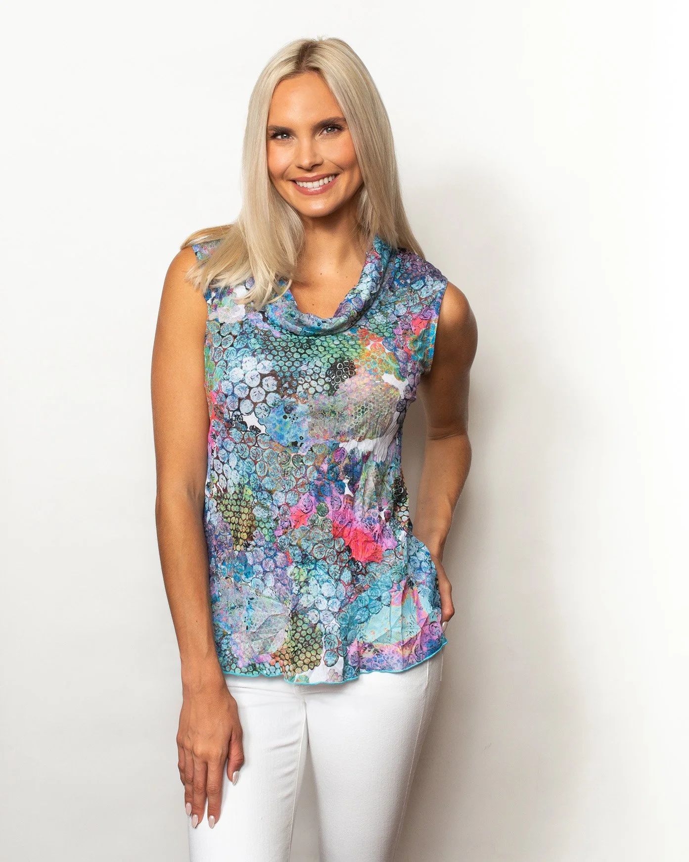 Snoskins Open Knit Group Boat Neck Top 88741-26S