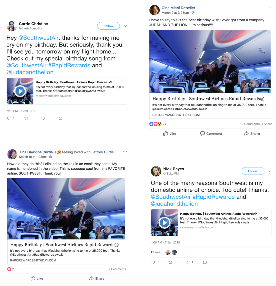  It touched a lot of hearts.  