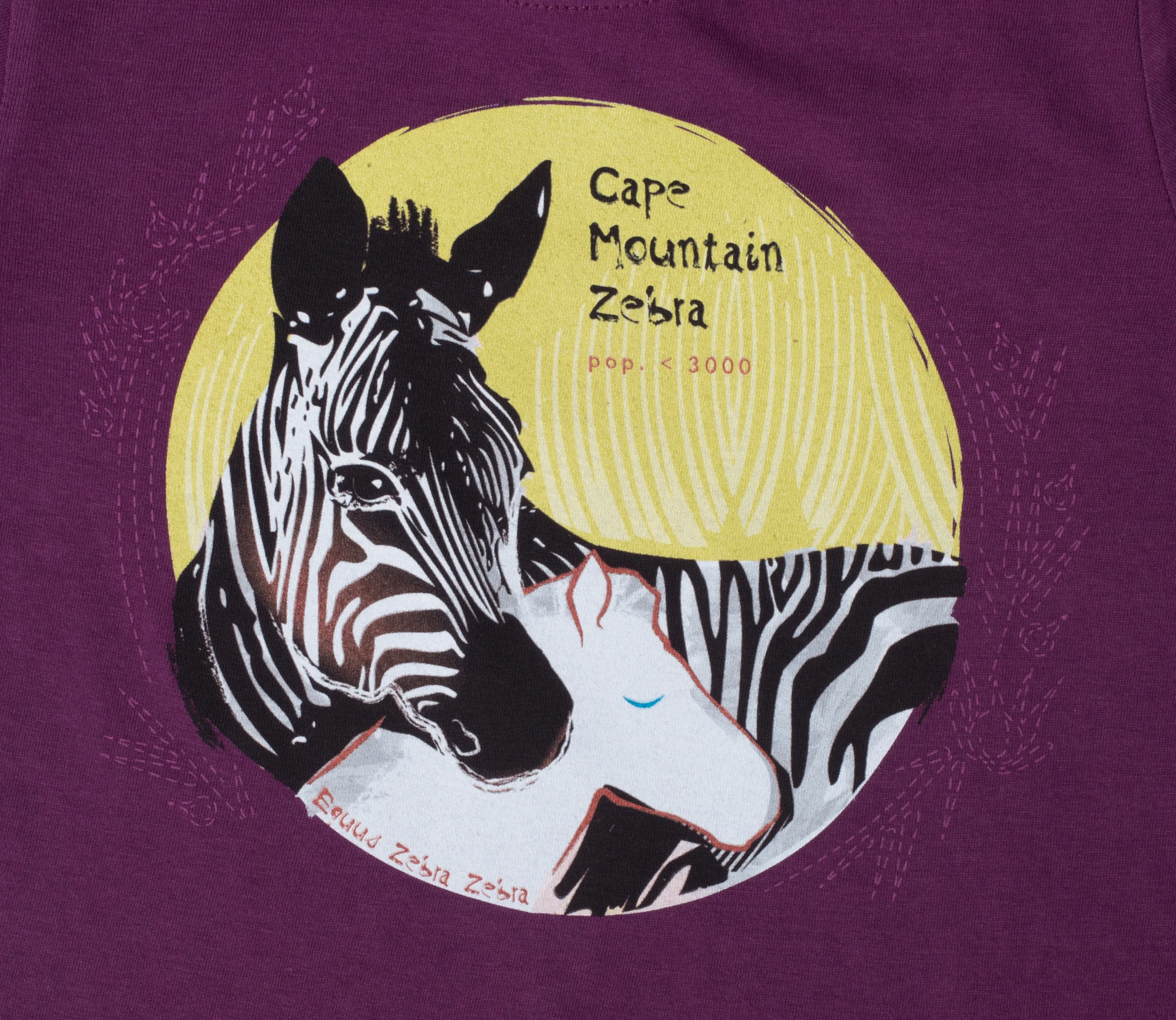 SpeeZees Cape Mountain Zebra - Yummy Berry - detail.jpg