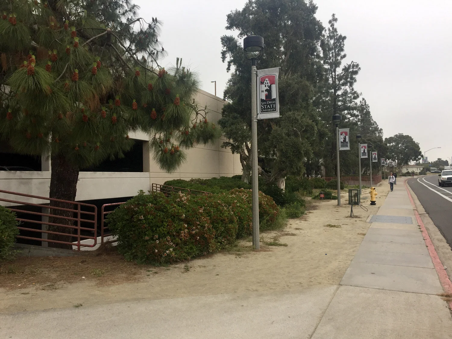 “Before” photo of East Campus Drive