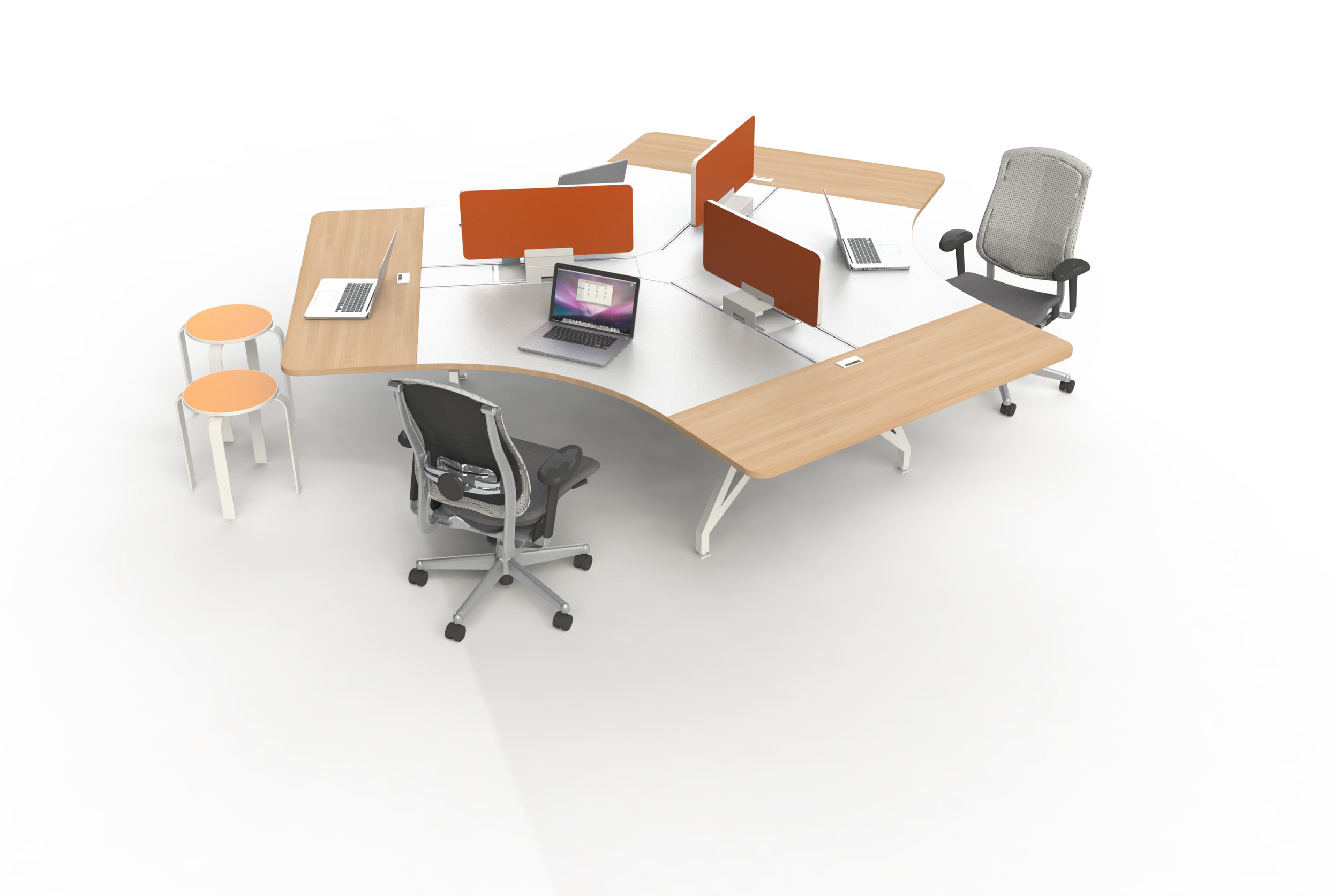 EYHOV Hub 120 Desk Workstations