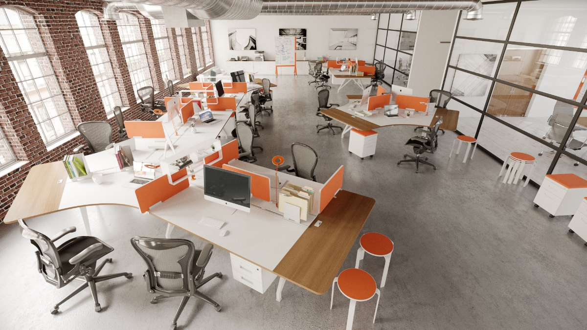 EYHOV Case Study Large Room Desks