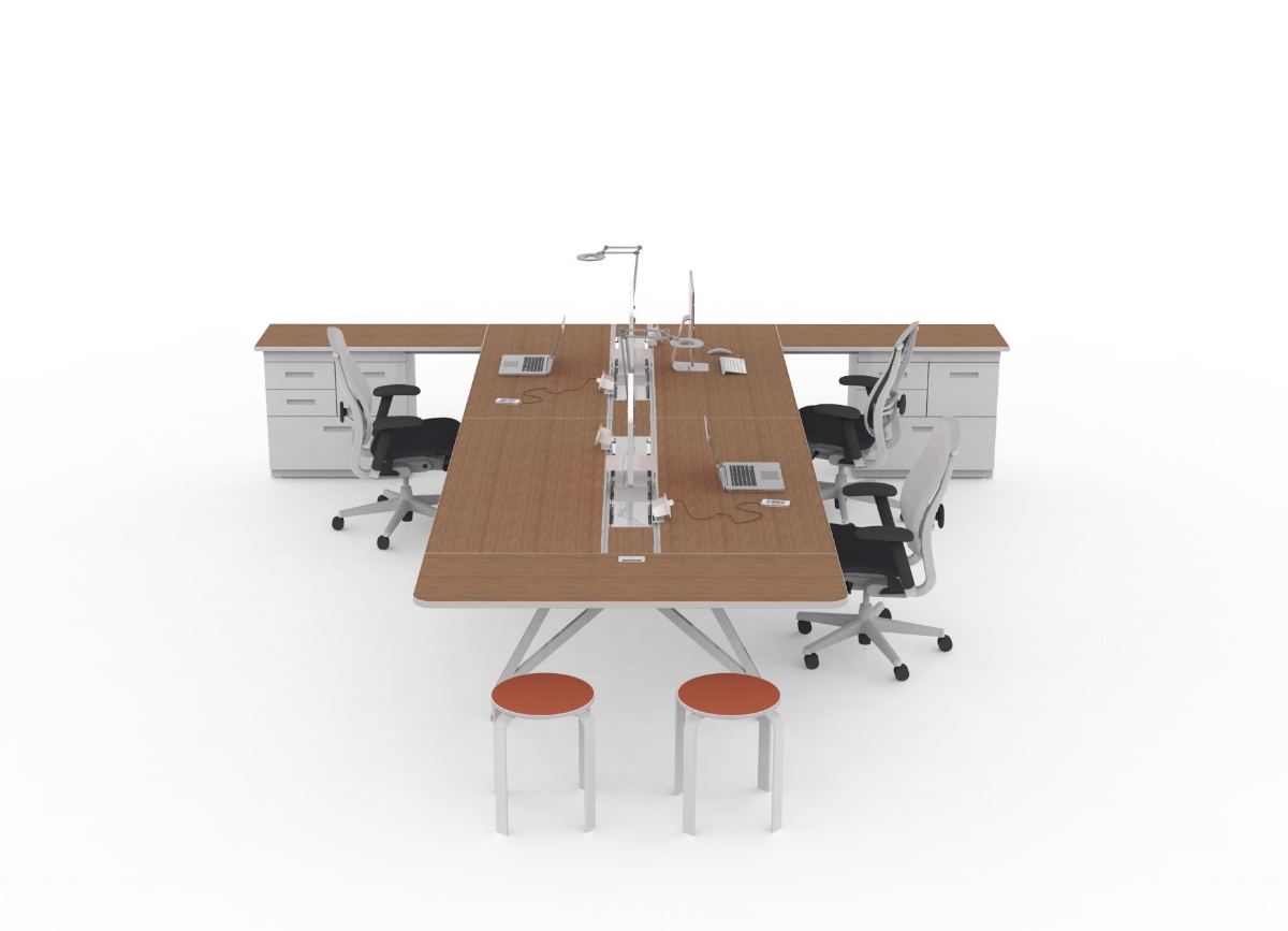 EYHOV Hub Case Study Desk Workstations