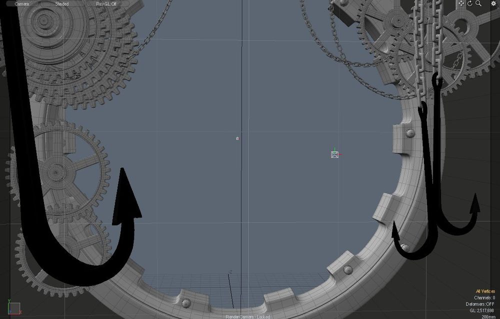 Half the time was spent by me building the Mad Hatter's domain, which has a Steam Punk and rustic metal type feel. 
