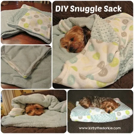 snuggle sack pet bed