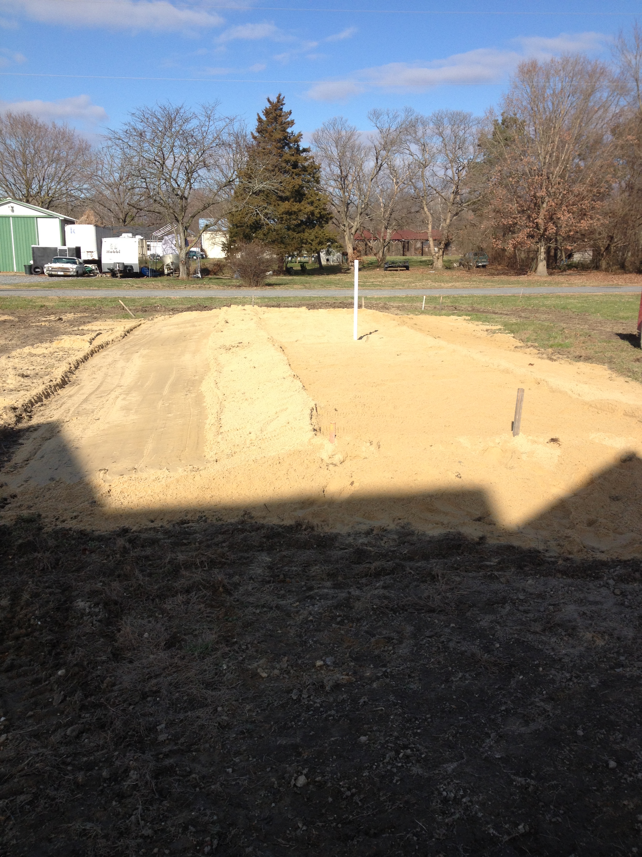 Sand mount septic install | Shore Quality Contracting, LLC