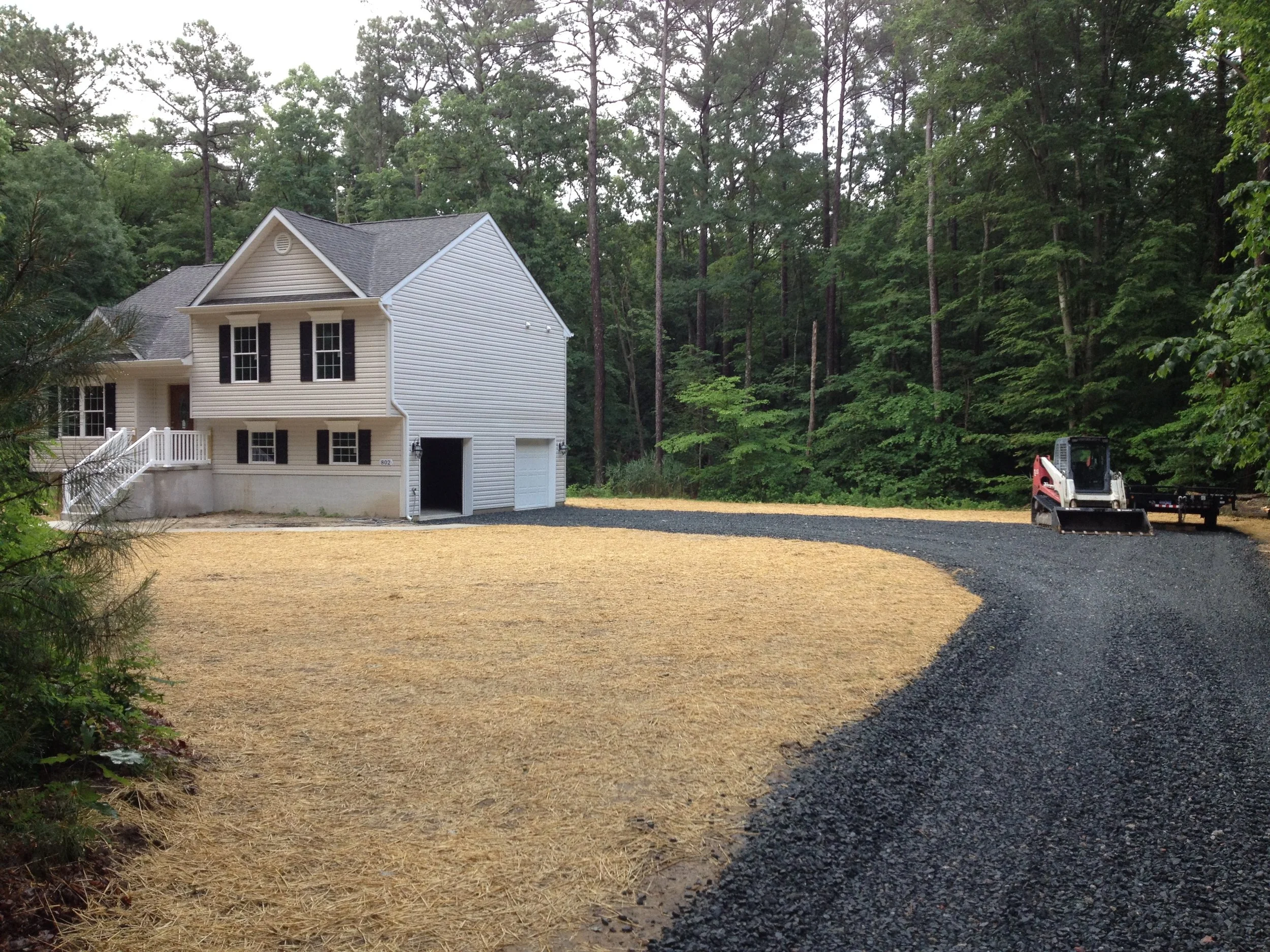 Final grading and driveway install | Shore Quality Contracting, LLC