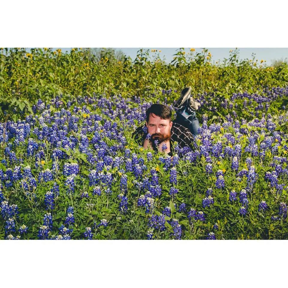 A rare photo of me, in the bluebonnets. Probably one of the best photos of me every taken...