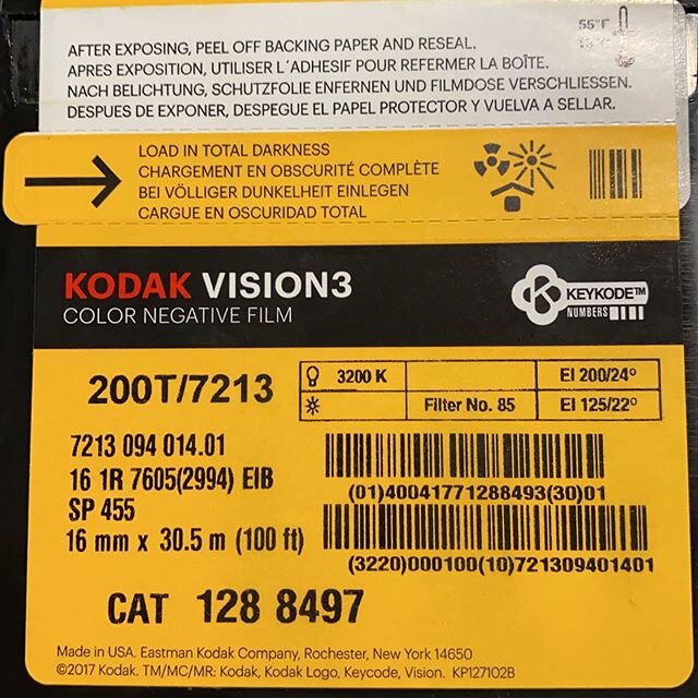 Look 👀 at what came in today!!! #16mmfilm from @kodak 🎉🎉🎉 I can&rsquo;t wait to load this up in my #bolexh16 and see what happens!

#filmisnotdead #vision3
