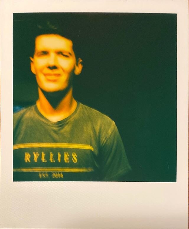 @willyp311 posed for me real quick - but I had to set the #shutter super slow on my @Polaroid #I-1 to get a decent exposure... so enjoy all that #motionblur 
#polaroid #polaroidoriginals #impossibleproject #film #instantfilm #filmisnotdead